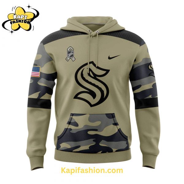 Seattle Kraken Military Appreciation Limited Edition Hoodie