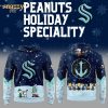 Seattle Kraken Peanuts vs Snoopy Night Nike Hoodie Set V2