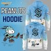 Seattle Kraken Peanuts vs Snoopy Night Nike Hoodie