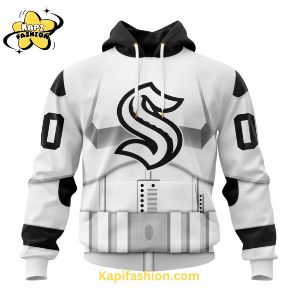 Seattle Kraken Special Star Wars Stormtroopers Design Hoodie