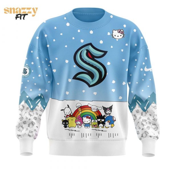 Seattle Kraken x Hello Kitty Sweatshirt 2