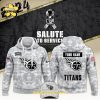 New England Patriots Nike Camo 2024 Salute to Service Club Fleece Pullover Hoodie V1