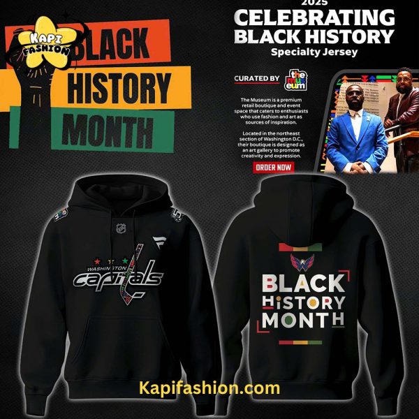 Washington Capitals Black History Month Specialty Hoodie – Limited Edition