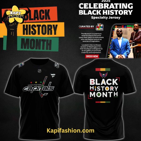 Washington Capitals Black History Month Specialty T-shirt – Limited Edition