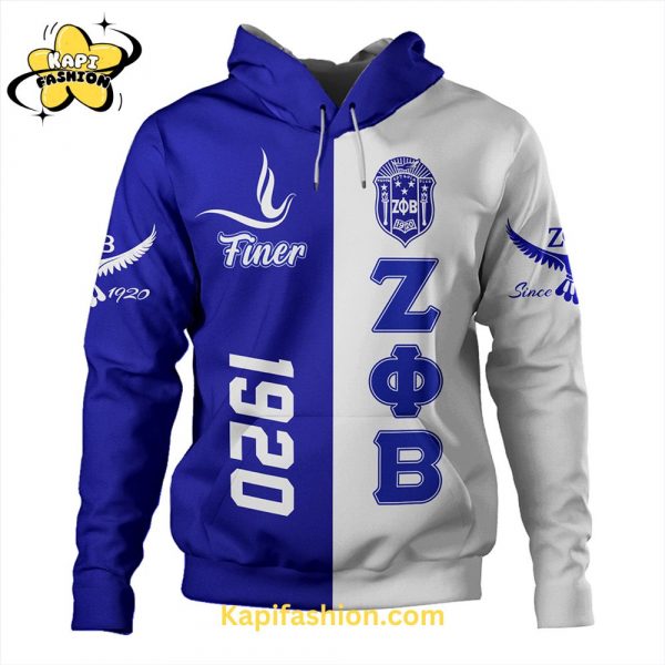 Zeta Phi Beta Limited Blue White Edition Hoodie