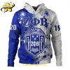 Zeta Phi Beta Limited Blue White Edition Hoodie