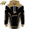 Anaheim Ducks Demonic Skull Gold Black Hoodie