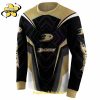 Anaheim Ducks Demonic Skull Gold Black Sweatshirt