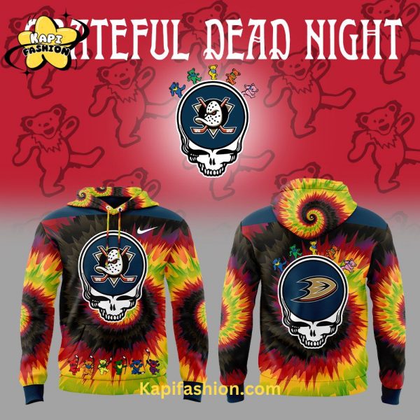 Anaheim Ducks Grateful Dead Night Hoodie