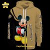 Anaheim Ducks Futuristic Pattern Gold Black Hoodie