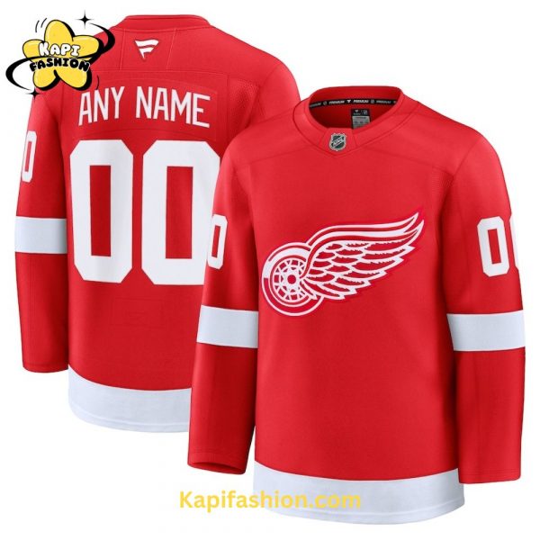 Detroit Red Wings Red Home Premium Custom Jersey