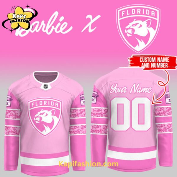 Florida Panthers Barbie Night Jersey