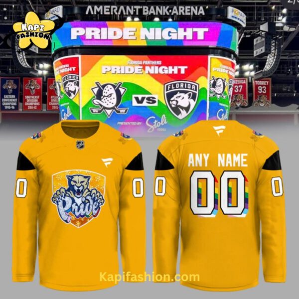 Florida Panthers x Panther Pride Night Jersey 2025 Personalized