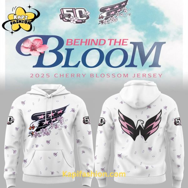 Limited Edition Washington Capitals Behind The Blossom Hoodie