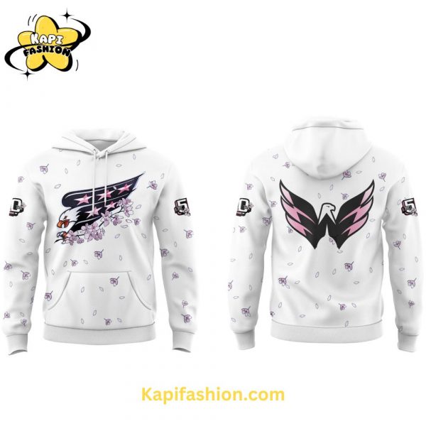 Limited Edition Washington Capitals Behind The Blossom Hoodie