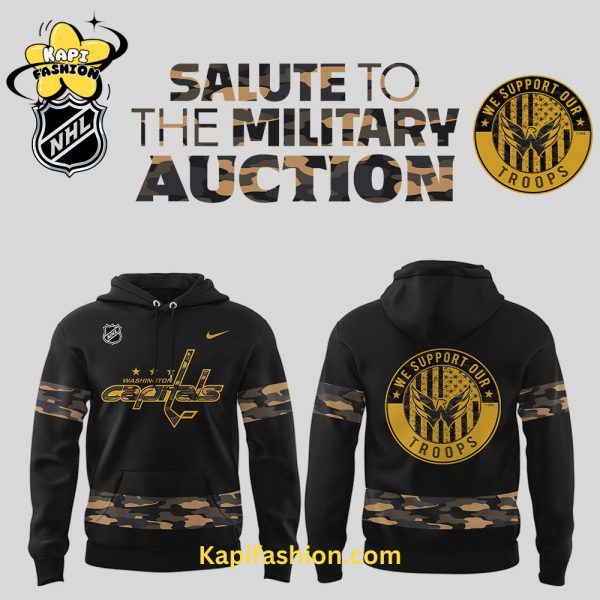 Limited Edition Washington Capitals Salute to Military Hoodie