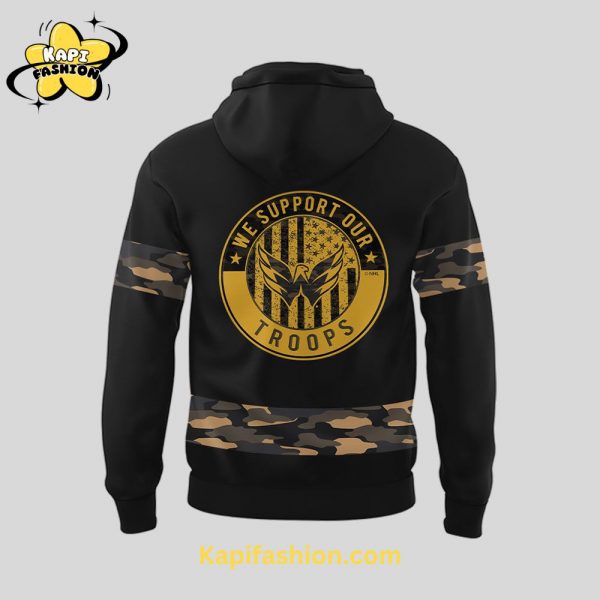 Limited Edition Washington Capitals Salute to Military Hoodie 3