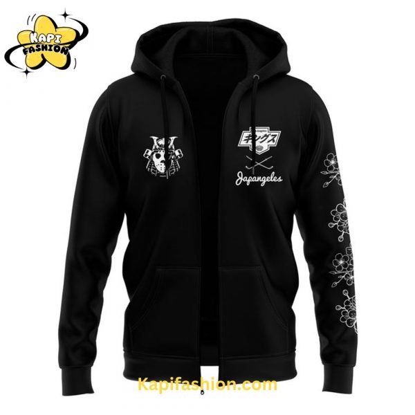 Los Angeles Kings Black Zip Hoodie 2025 – Special New Japangeles