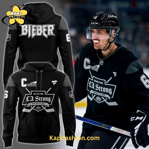 Los Angeles Kings Strong LA Black Hoodie New 2025 – Custom Your Name