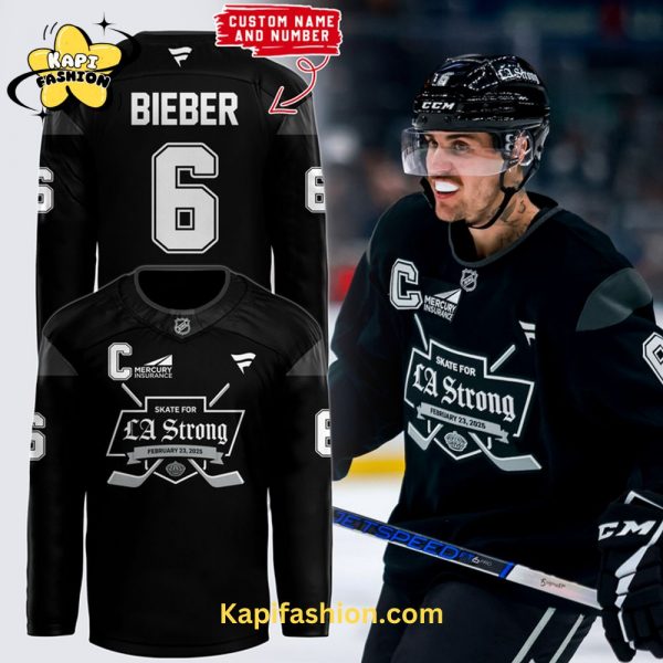 Los Angeles Kings Strong LA Black Jersey New 2025 – Custom Your Name