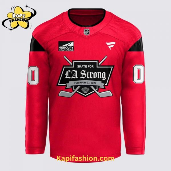 Los Angeles Kings Strong LA Red Jersey New 2025 – Custom Your Name