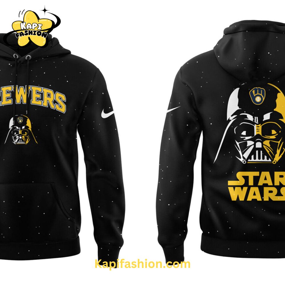 Milwaukee Brewers Baseball 2025 Limited “Brewers x Stars Wars” Black Hoodie Milwaukee Brewers Baseball 2025 Limited “Brewers x Stars Wars” Black Hoodie