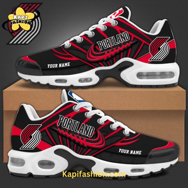 Portland Trail Blazers Personalized Air Max Plus Sneakers 01