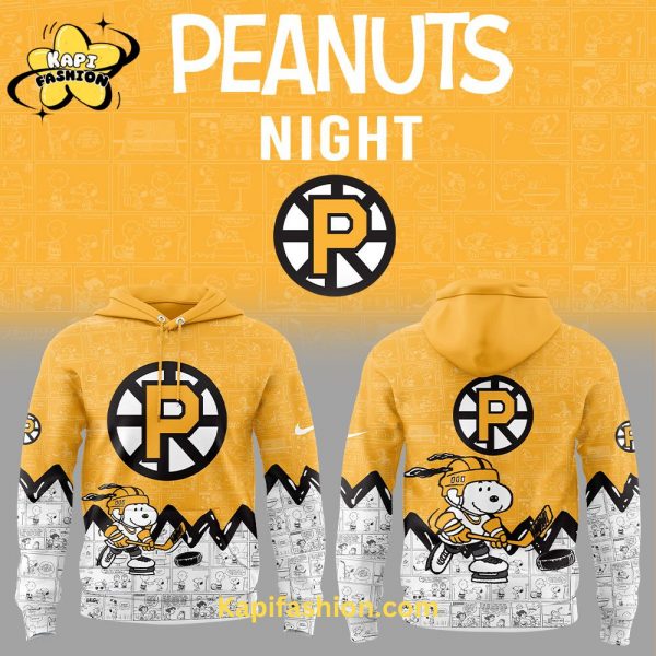 Providence Bruins Anniversary of Peanuts Hoodie