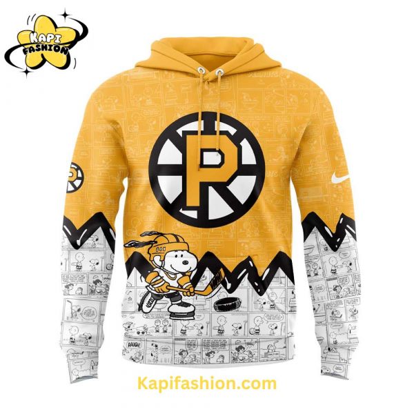 Providence Bruins Anniversary of Peanuts Hoodie