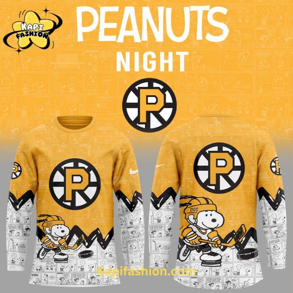 Providence Bruins Anniversary of Peanuts Jersey