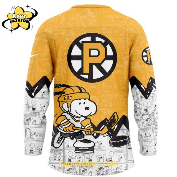 Providence Bruins Anniversary of Peanuts Jersey 3