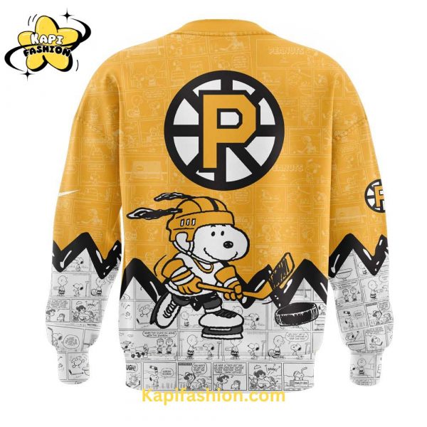 Providence Bruins Anniversary of Peanuts Sweatshirt 3