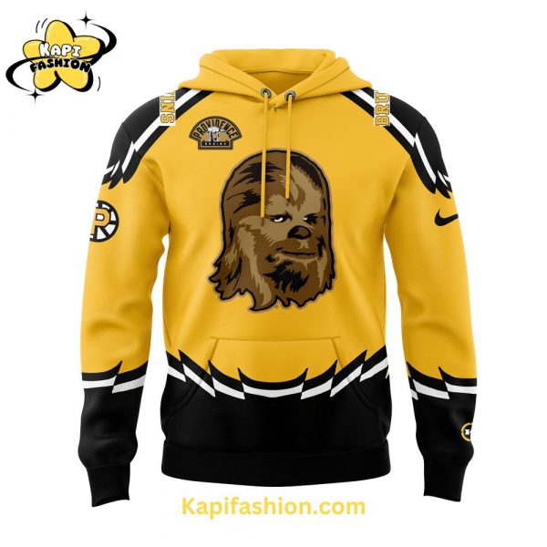 Providence Bruins Koho Pooh Bear Logo NHL Hockey Vintage Air Knit Hoodie