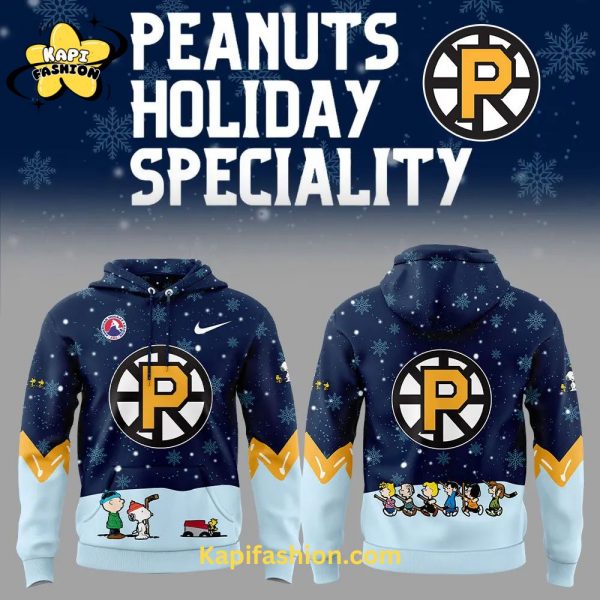 Providence Bruins Peanuts & Snoopy Nike Hoodie 2