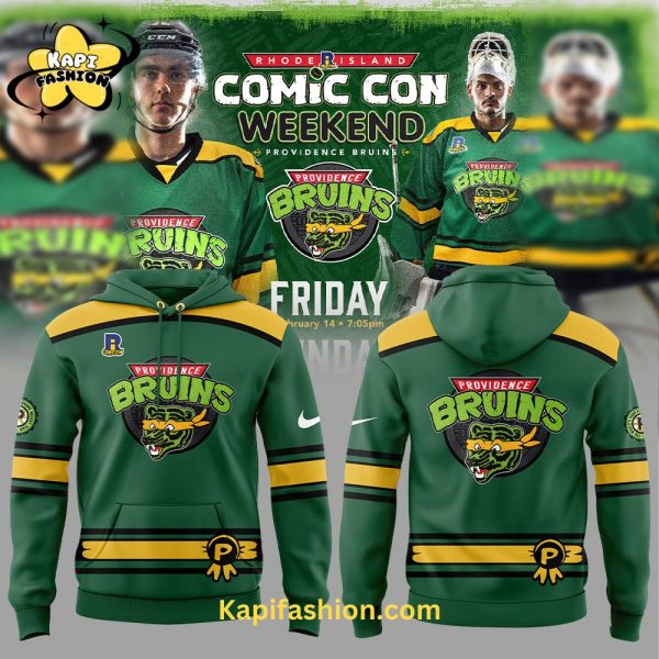 Providence Bruins Rhode Island Comic Con Weekend Hoodie