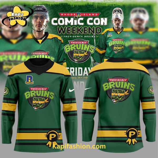 Providence Bruins Rhode Island Comic Con Weekend Jersey