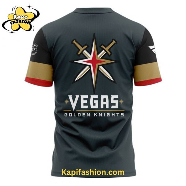 Vegas Golden Knights Special Gray Uniform T shirt 3