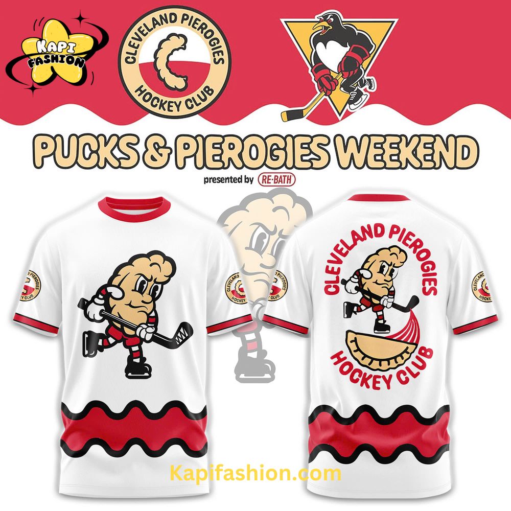 Cleveland Pierogies Pucks & Pierogies Limited Edition Tshirt Cleveland Pierogies Pucks & Pierogies Limited Edition Tshirt