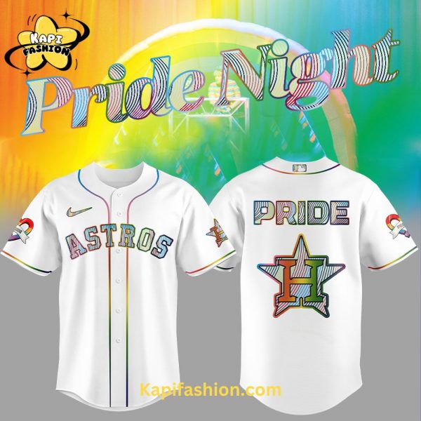 Houston Astros LGBTQ Pride Night Jersey 2025