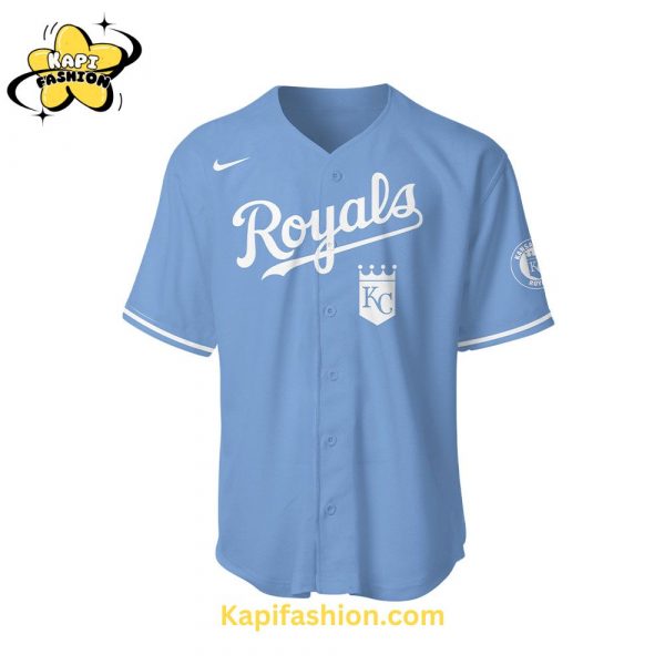 Kansas City Royals Firefighter Appreciation Night Blue Jersey