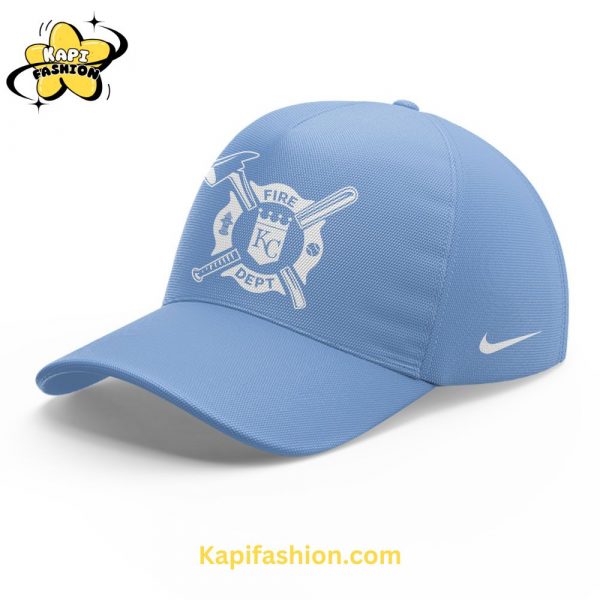 Kapifashion2FKansas City Royals Firefighter Appreciation Night Blue Jersey 5.jpg