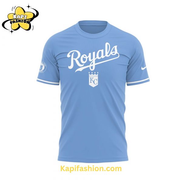 Kansas City Royals Firefighter Appreciation Night Blue Tshirt