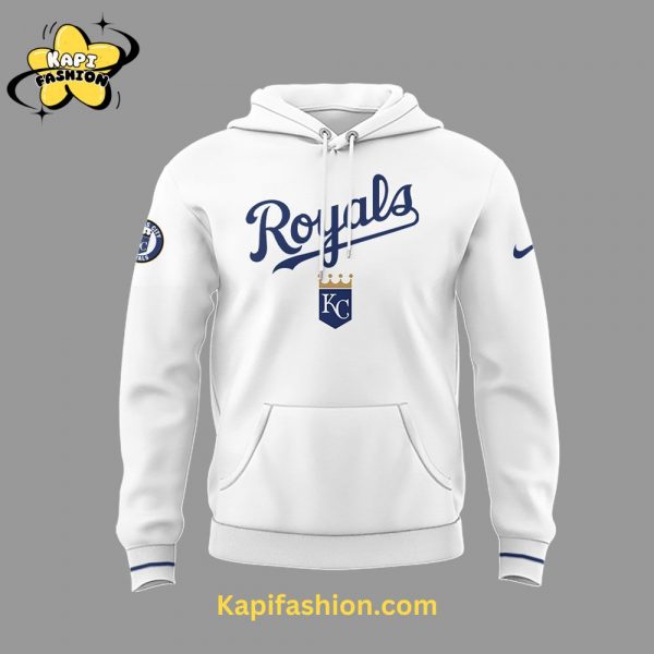 Kansas City Royals Firefighter Appreciation Night White Hoodie