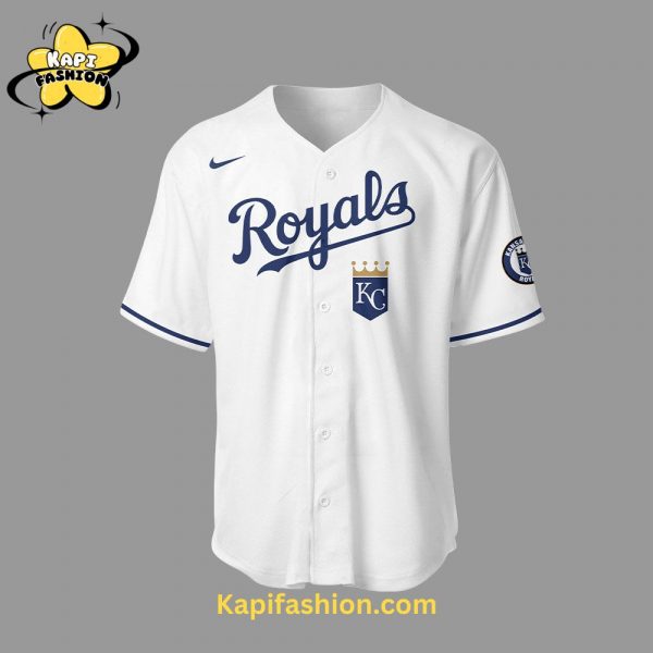 Kansas City Royals Firefighter Appreciation Night White Jersey
