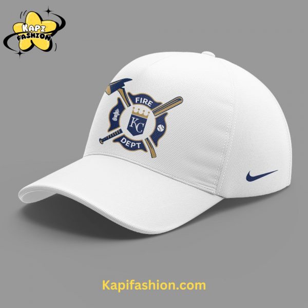 Kapifashion2FKansas City Royals Firefighter Appreciation Night White Jersey 5.jpg