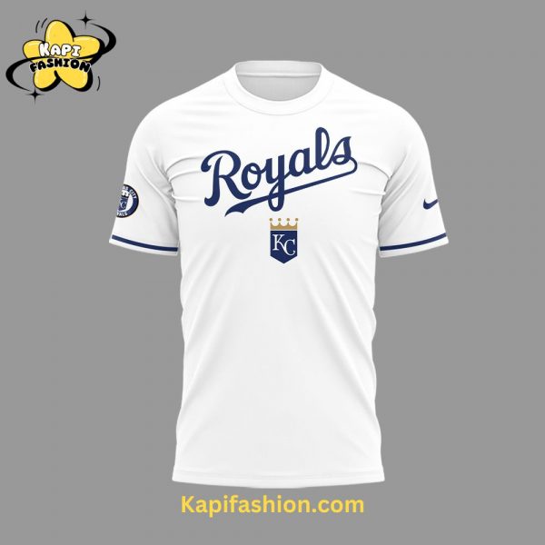 Kansas City Royals Firefighter Appreciation Night White Tshirt