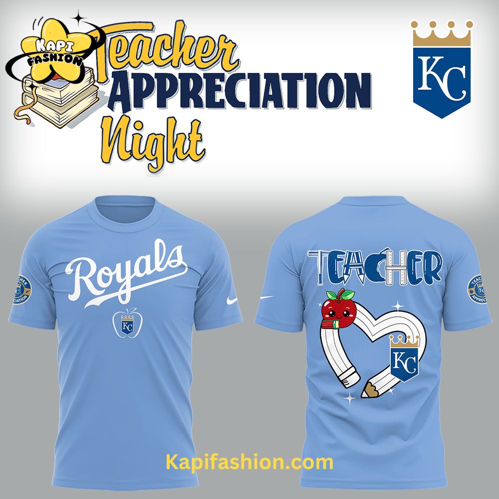Kansas City Royals Teacher Appreciation Night Tshirt Kansas City Royals Teacher Appreciation Night Tshirt