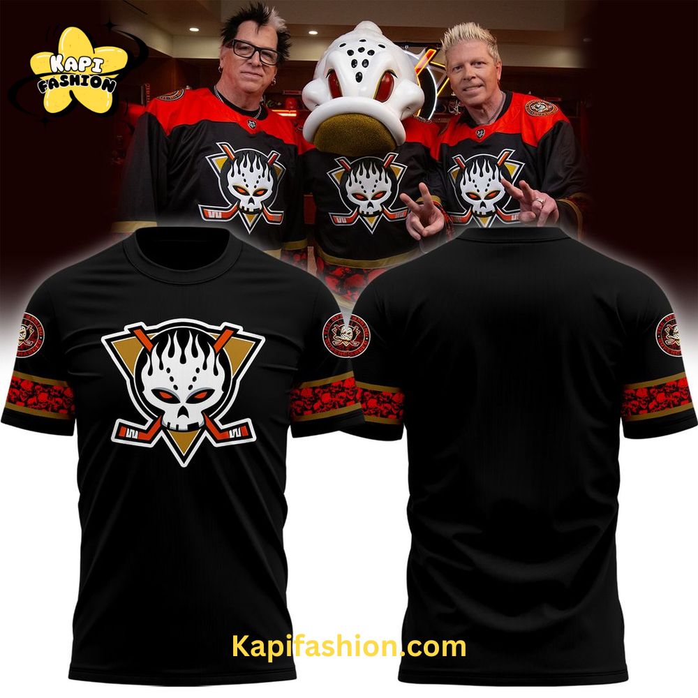 Limited Edition Anaheim Ducks x The Offspring Tshirt 2025 Limited Edition Anaheim Ducks x The Offspring Tshirt 2025