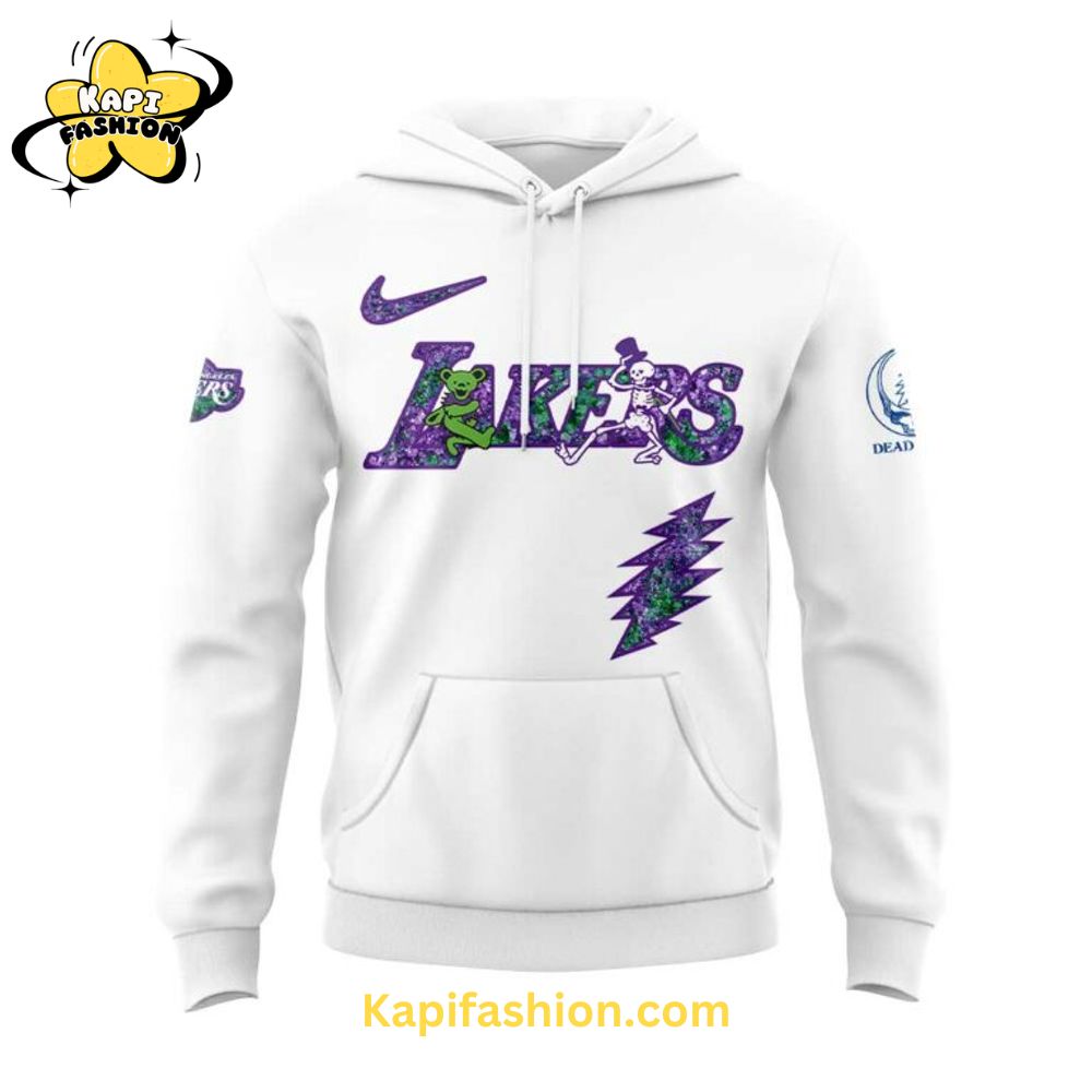 Los Angeles Lakers Grateful Dead Night V2 Hoodie Los Angeles Lakers Grateful Dead Night V2 Hoodie