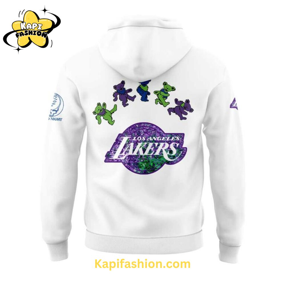 Los Angeles Lakers Grateful Dead Night V2 Hoodie Los Angeles Lakers Grateful Dead Night V2 Hoodie